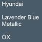 Preview: Hyundai, Lavender Blue Metallic, OX.